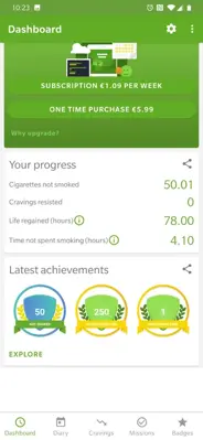 Smoke Free android App screenshot 6